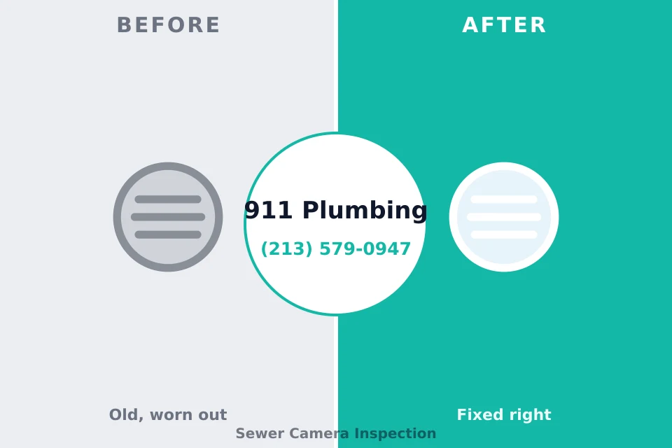 Before and after: plumbing repair North Apollo, PA